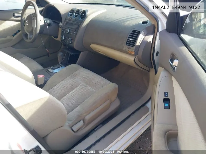 1N4AL21E49N419122 2009 Nissan Altima 2.5 S