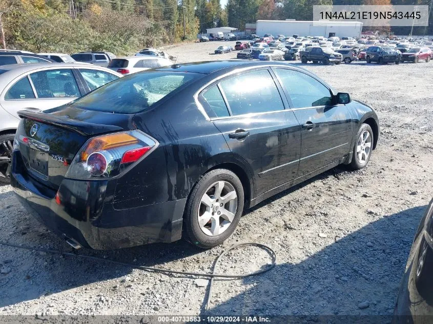 2009 Nissan Altima 2.5 S VIN: 1N4AL21E19N543445 Lot: 40733583