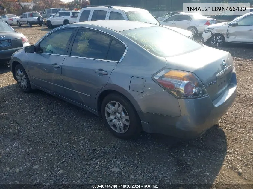 2009 Nissan Altima 2.5 S VIN: 1N4AL21E89N466430 Lot: 40744748