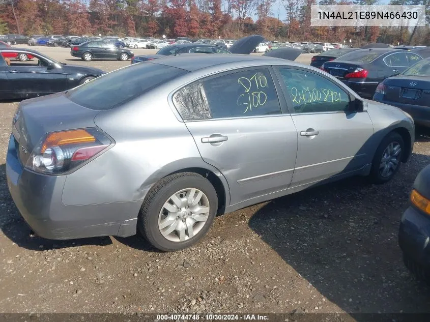 2009 Nissan Altima 2.5 S VIN: 1N4AL21E89N466430 Lot: 40744748