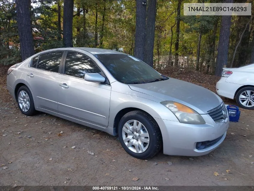 2009 Nissan Altima 2.5 S VIN: 1N4AL21E89C146293 Lot: 40759121