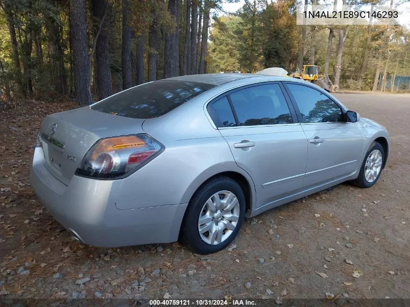 2009 Nissan Altima 2.5 S VIN: 1N4AL21E89C146293 Lot: 40759121