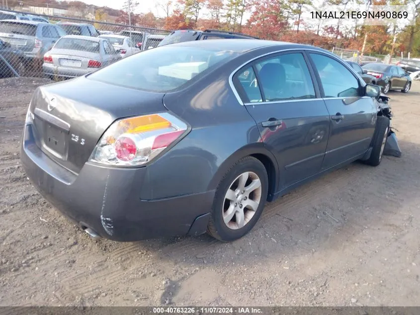 2009 Nissan Altima 2.5 S VIN: 1N4AL21E69N490869 Lot: 40763226