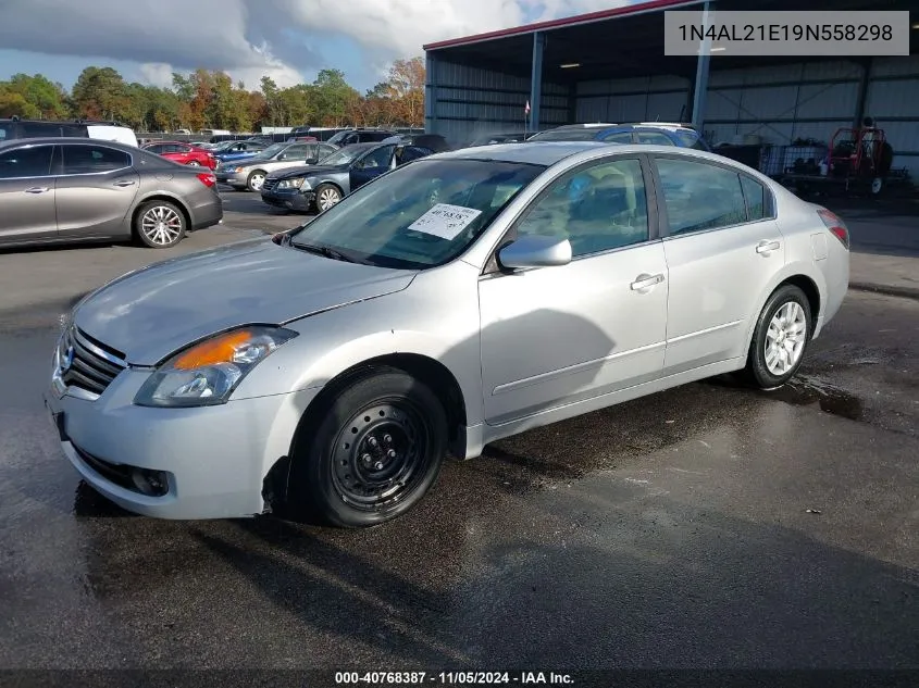 2009 Nissan Altima 2.5 S VIN: 1N4AL21E19N558298 Lot: 40768387