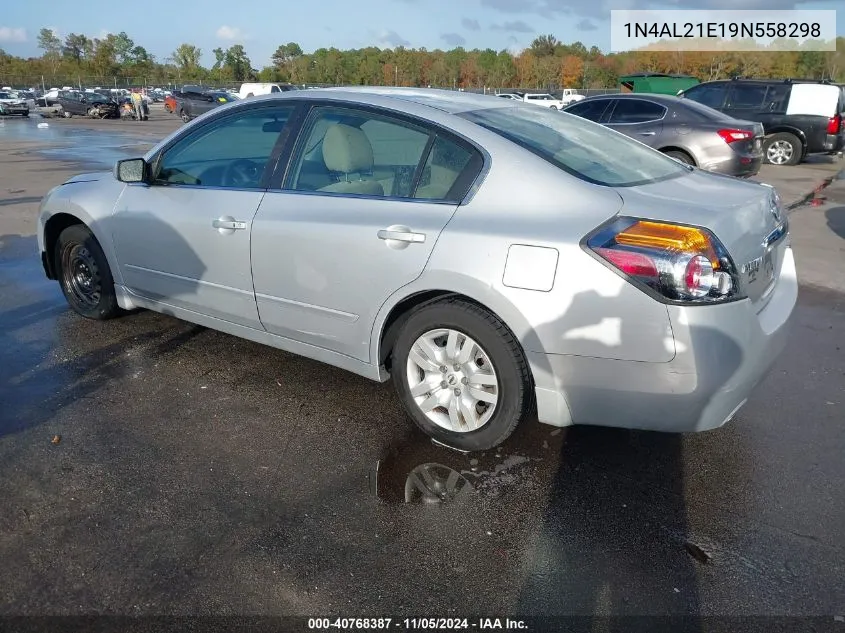 2009 Nissan Altima 2.5 S VIN: 1N4AL21E19N558298 Lot: 40768387