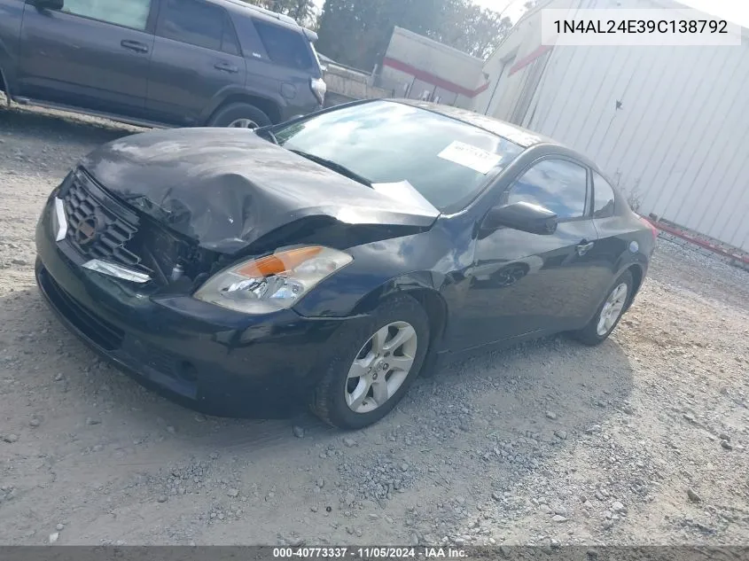 1N4AL24E39C138792 2009 Nissan Altima 2.5 S