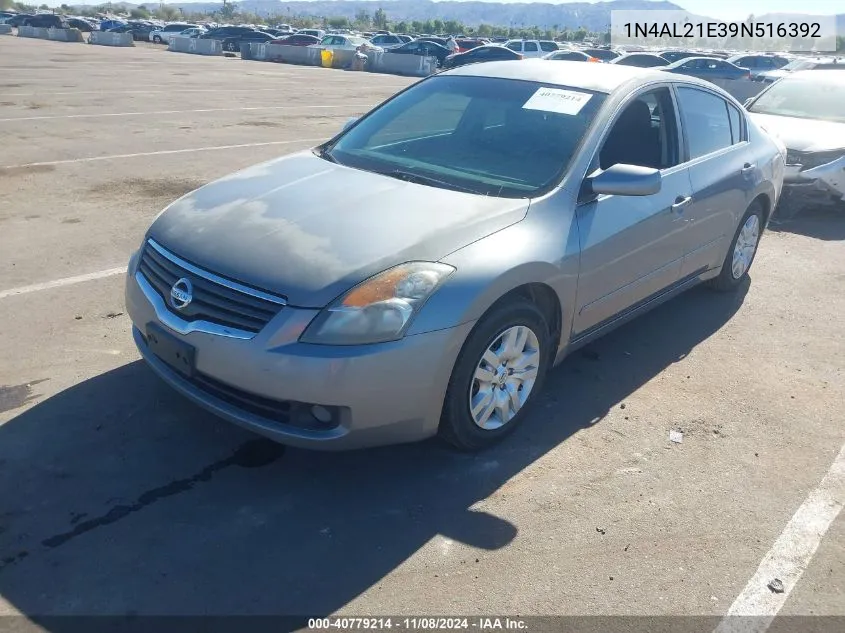 2009 Nissan Altima 2.5 S VIN: 1N4AL21E39N516392 Lot: 40779214