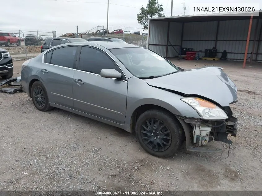 2009 Nissan Altima 2.5 S VIN: 1N4AL21EX9N430626 Lot: 40800677