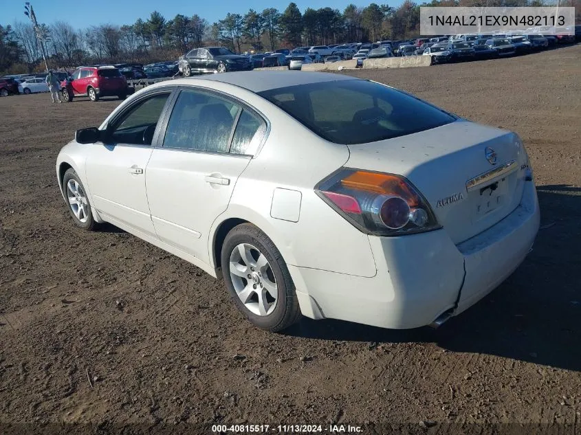 2009 Nissan Altima 2.5 S VIN: 1N4AL21EX9N482113 Lot: 40815517