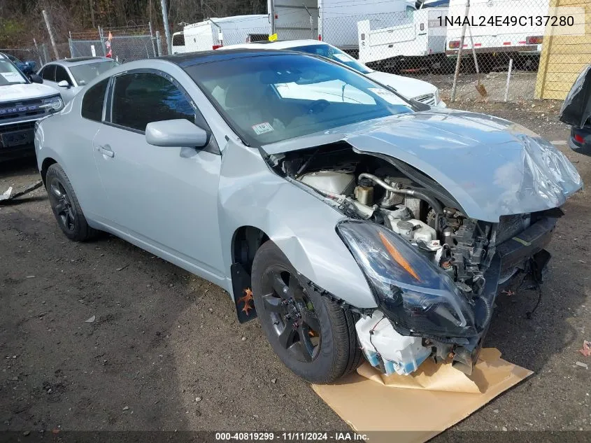 2009 Nissan Altima 2.5 S VIN: 1N4AL24E49C137280 Lot: 40819299