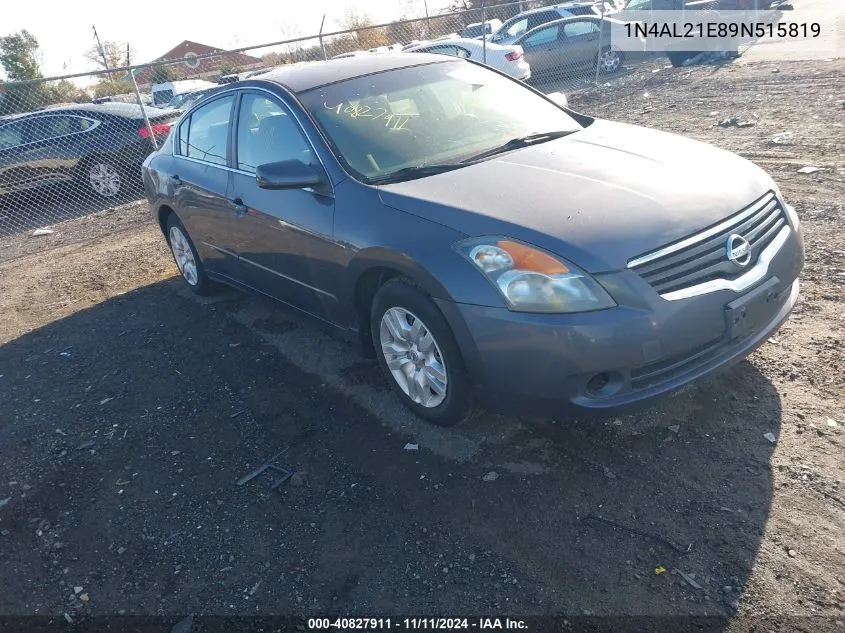 2009 Nissan Altima 2.5 S VIN: 1N4AL21E89N515819 Lot: 40827911