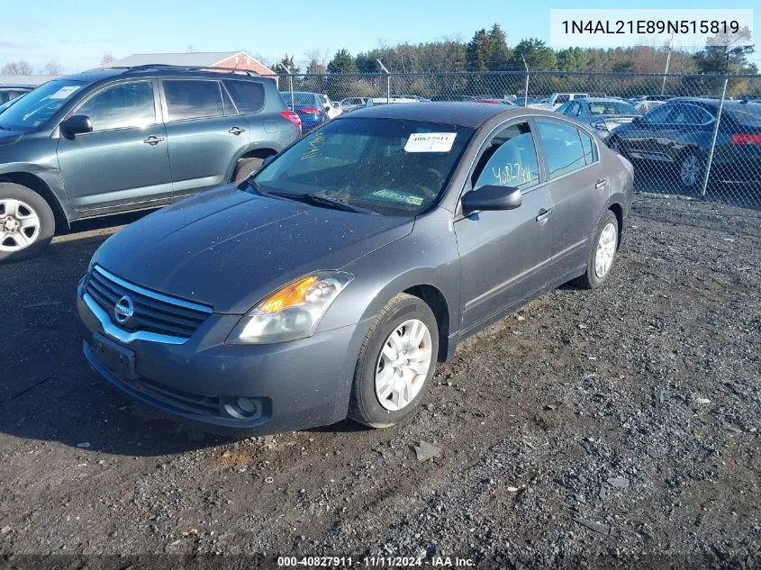 2009 Nissan Altima 2.5 S VIN: 1N4AL21E89N515819 Lot: 40827911