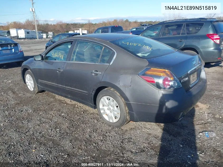 2009 Nissan Altima 2.5 S VIN: 1N4AL21E89N515819 Lot: 40827911