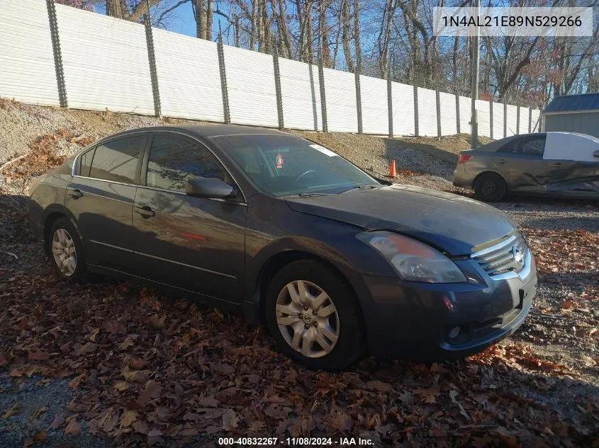 2009 Nissan Altima 2.5 S VIN: 1N4AL21E89N529266 Lot: 40832267