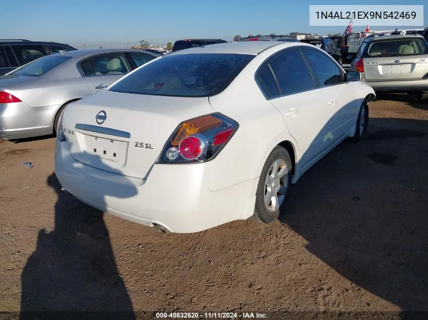 2009 Nissan Altima 2.5/2.5S VIN: 1N4AL21EX9N542469 Lot: 40832620