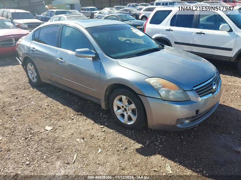 2009 Nissan Altima 2.5 S VIN: 1N4AL21E59N517947 Lot: 40839355