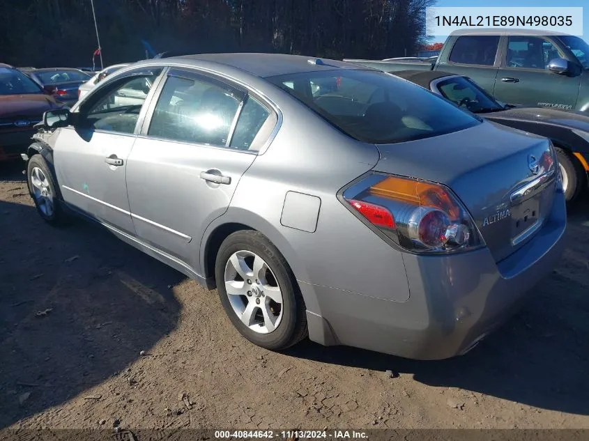 2009 Nissan Altima 2.5 S VIN: 1N4AL21E89N498035 Lot: 40844642