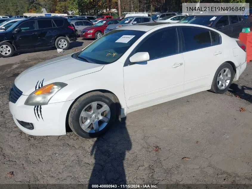 1N4AL21E19N496840 2009 Nissan Altima 2.5 S