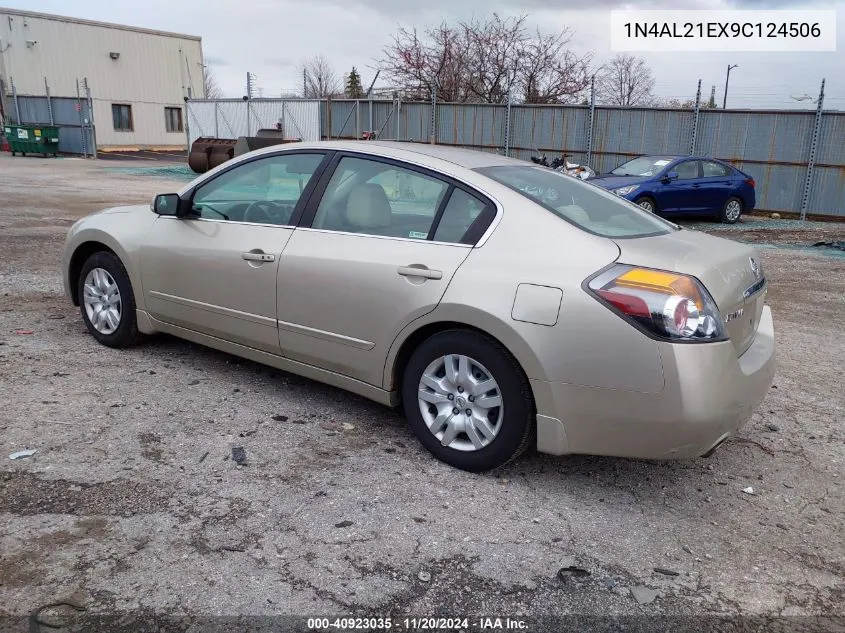 2009 Nissan Altima 2.5 S VIN: 1N4AL21EX9C124506 Lot: 40923035