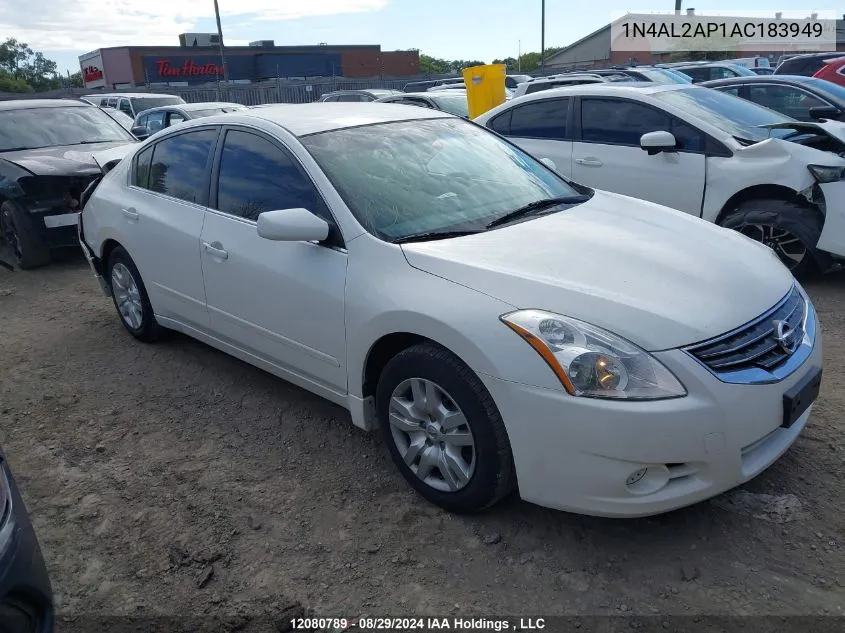 2010 Nissan Altima VIN: 1N4AL2AP1AC183949 Lot: 12080789