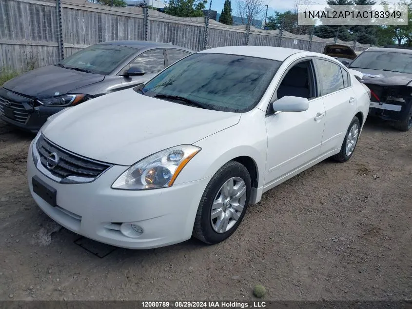 2010 Nissan Altima VIN: 1N4AL2AP1AC183949 Lot: 12080789