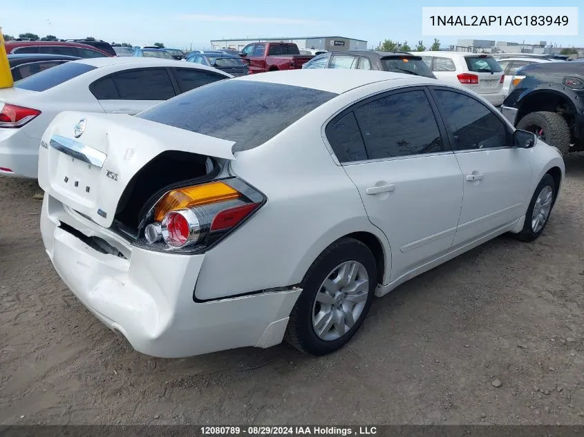 2010 Nissan Altima VIN: 1N4AL2AP1AC183949 Lot: 12080789