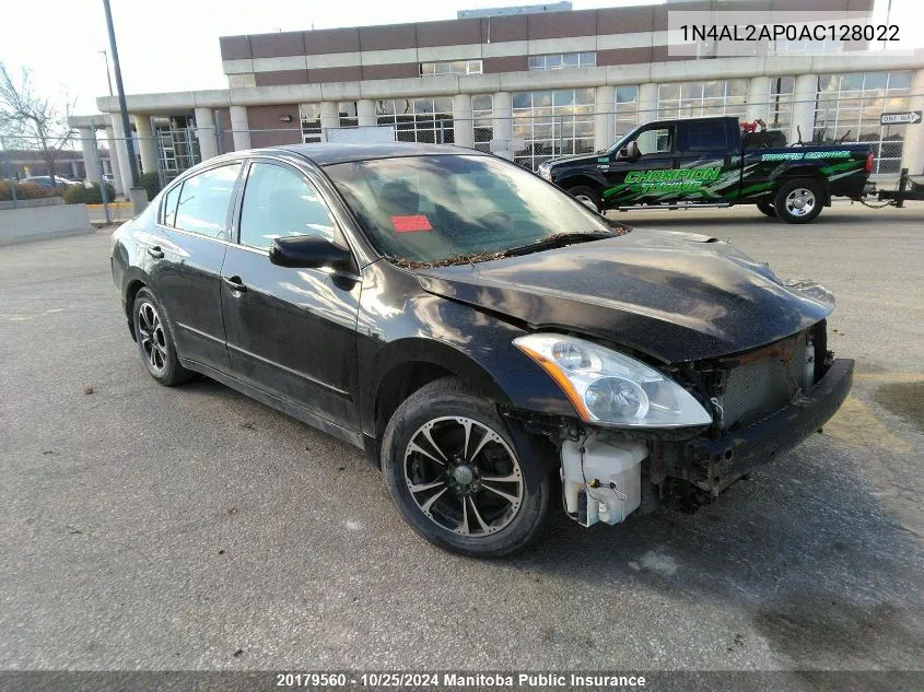 2010 Nissan Altima 2.5 S VIN: 1N4AL2AP0AC128022 Lot: 20179560