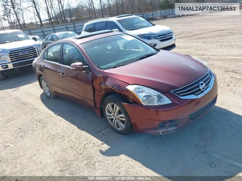 2010 Nissan Altima 2.5 S VIN: 1N4AL2AP7AC136683 Lot: 38809071