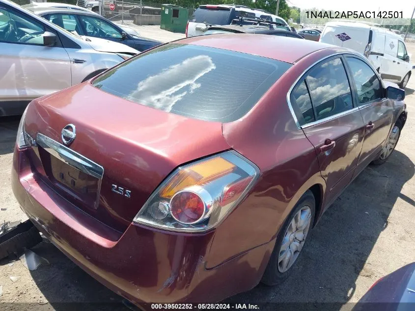 1N4AL2AP5AC142501 2010 Nissan Altima 2.5 S