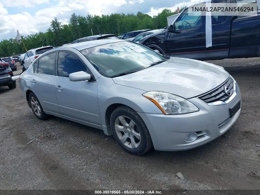 2010 Nissan Altima 2.5 S VIN: 1N4AL2AP2AN546294 Lot: 39519565