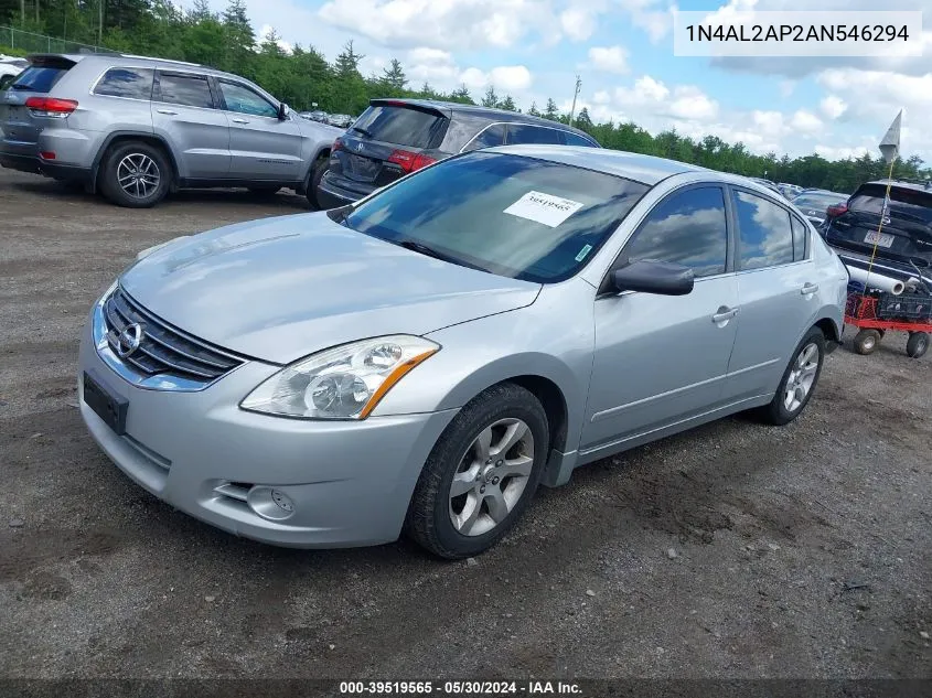 2010 Nissan Altima 2.5 S VIN: 1N4AL2AP2AN546294 Lot: 39519565