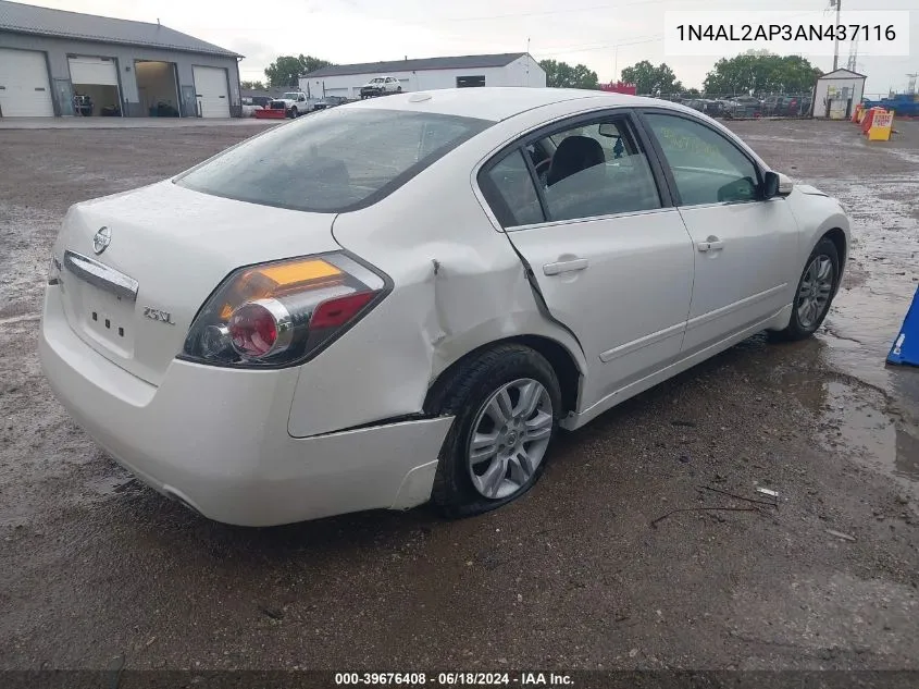 1N4AL2AP3AN437116 2010 Nissan Altima 2.5 S