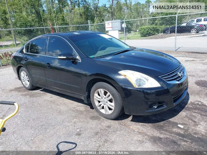 2010 Nissan Altima 2.5 S VIN: 1N4AL2AP5AN534351 Lot: 39719833