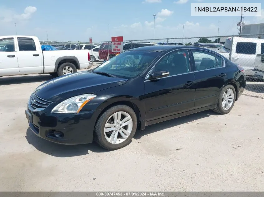 1N4BL2AP8AN418422 2010 Nissan Altima 3.5 Sr