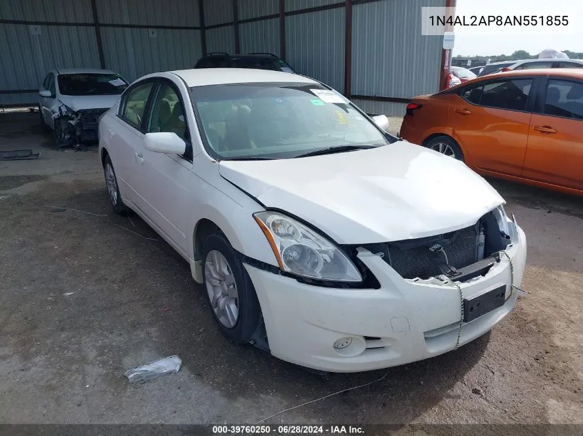 2010 Nissan Altima S VIN: 1N4AL2AP8AN551855 Lot: 39760250