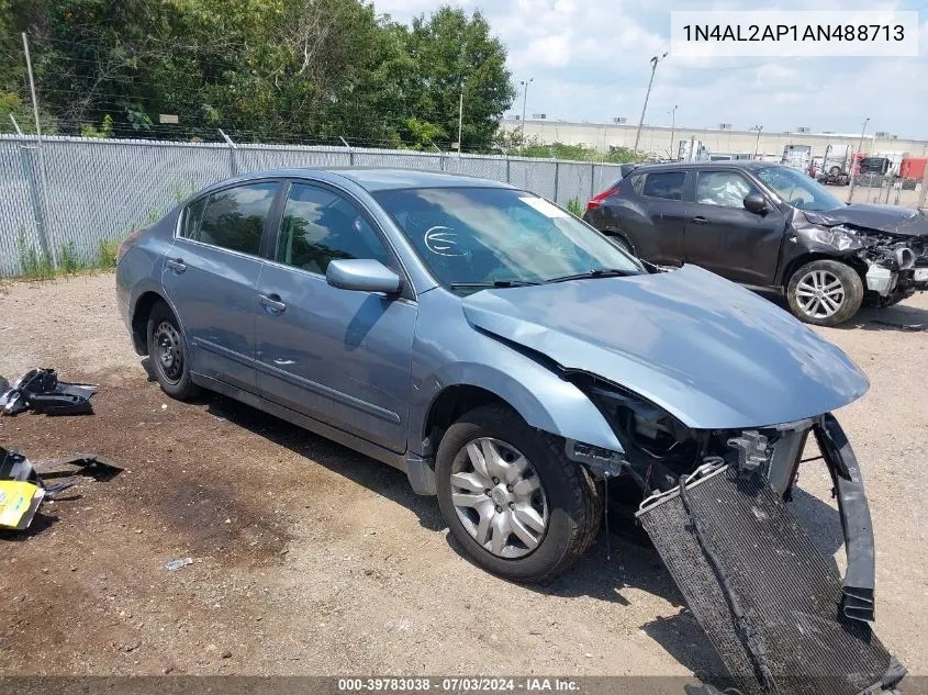 2010 Nissan Altima 2.5 S VIN: 1N4AL2AP1AN488713 Lot: 39783038