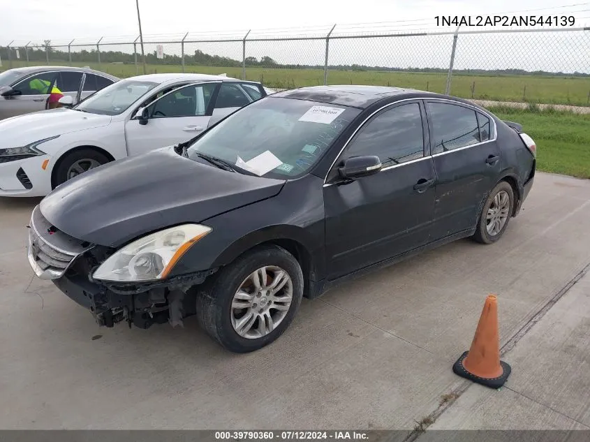 2010 Nissan Altima 2.5 S VIN: 1N4AL2AP2AN544139 Lot: 39790360