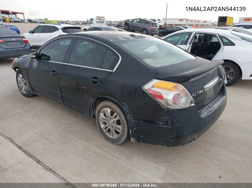 2010 Nissan Altima 2.5 S VIN: 1N4AL2AP2AN544139 Lot: 39790360