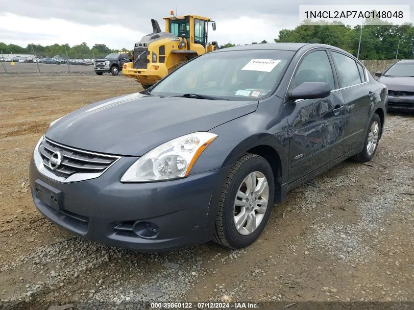 2010 Nissan Altima Hybrid VIN: 1N4CL2AP7AC148048 Lot: 39860122