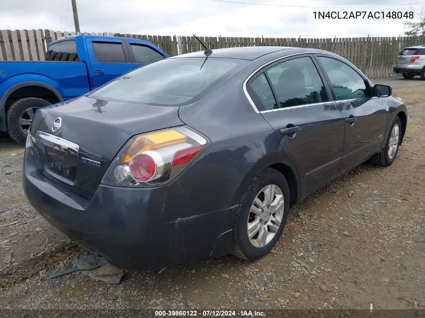 1N4CL2AP7AC148048 2010 Nissan Altima Hybrid