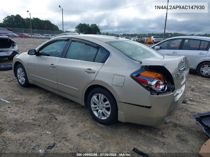 2010 Nissan Altima 2.5 S VIN: 1N4AL2AP9AC147930 Lot: 39959286