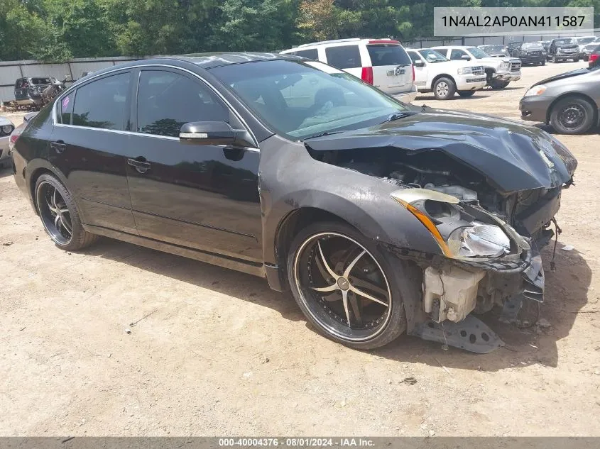 2010 Nissan Altima 2.5 S VIN: 1N4AL2AP0AN411587 Lot: 40004376