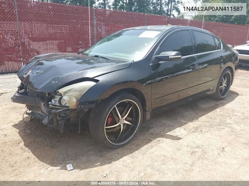 2010 Nissan Altima 2.5 S VIN: 1N4AL2AP0AN411587 Lot: 40004376