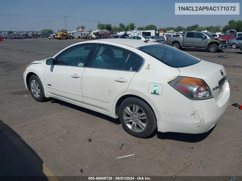 2010 Nissan Altima Hybrid VIN: 1N4CL2AP9AC171072 Lot: 40005730