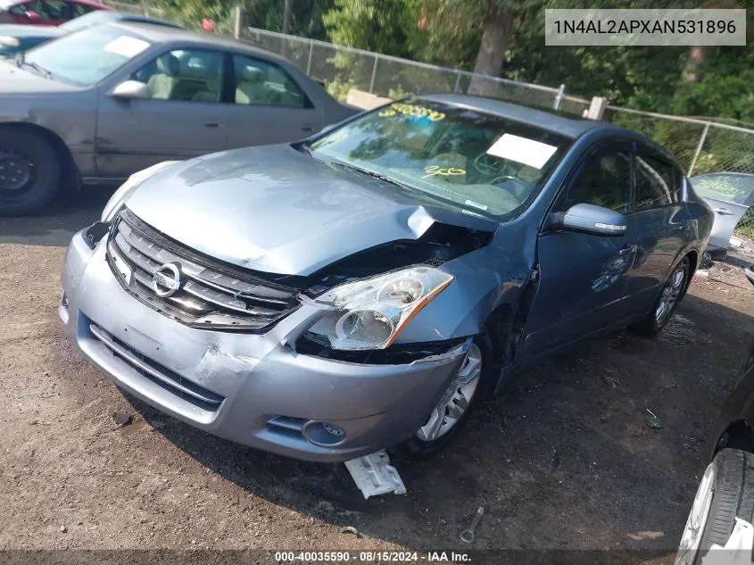 1N4AL2APXAN531896 2010 Nissan Altima 2.5 S