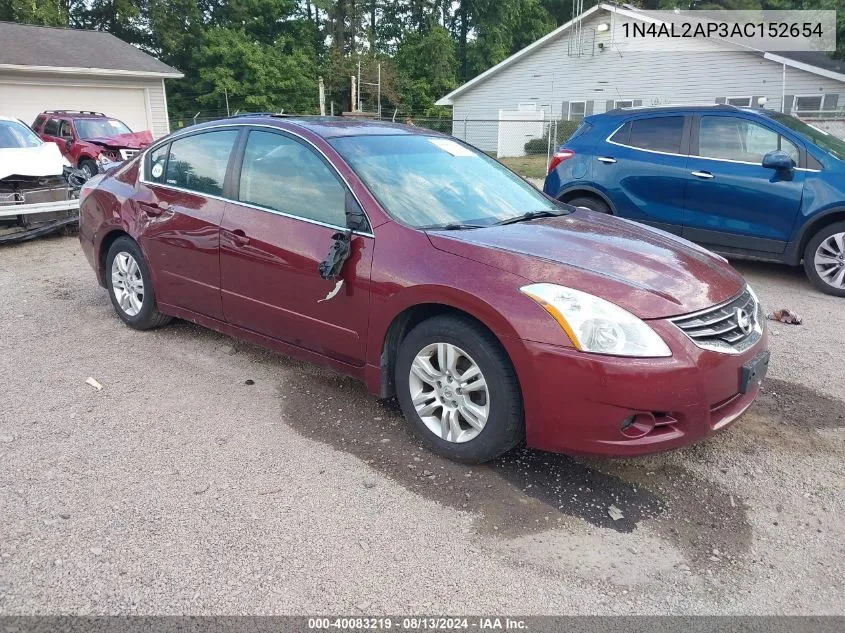 2010 Nissan Altima S VIN: 1N4AL2AP3AC152654 Lot: 40083219