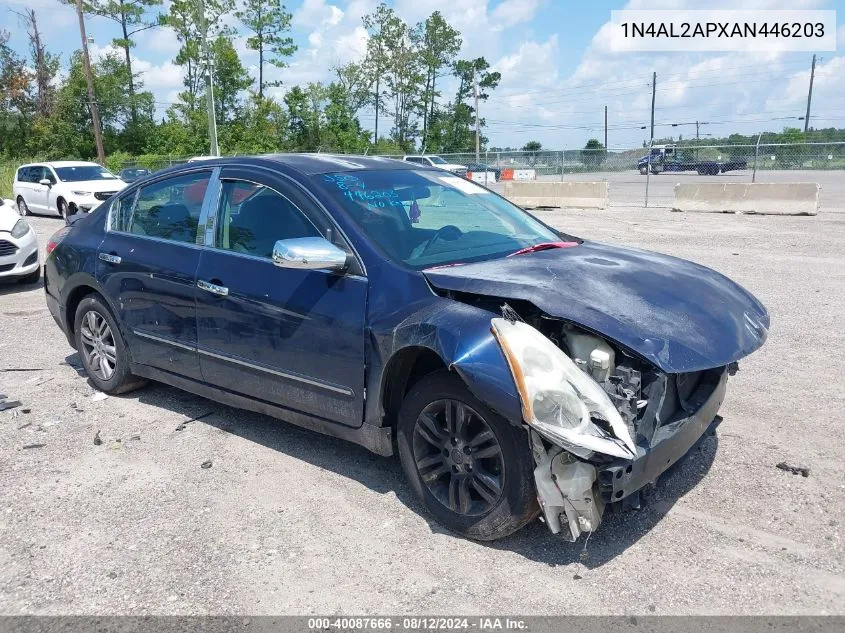 2010 Nissan Altima 2.5 S VIN: 1N4AL2APXAN446203 Lot: 40087666