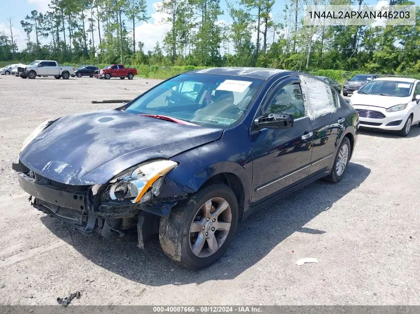 2010 Nissan Altima 2.5 S VIN: 1N4AL2APXAN446203 Lot: 40087666