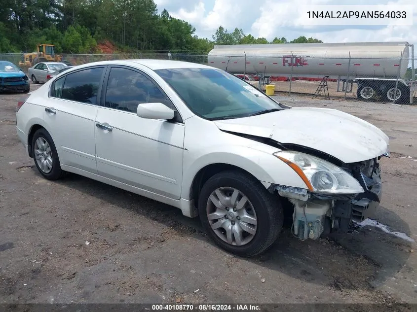 2010 Nissan Altima 2.5 S VIN: 1N4AL2AP9AN564033 Lot: 40108770