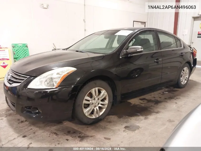 2010 Nissan Altima 2.5 S VIN: 1N4AL2AP6AN496063 Lot: 40110604